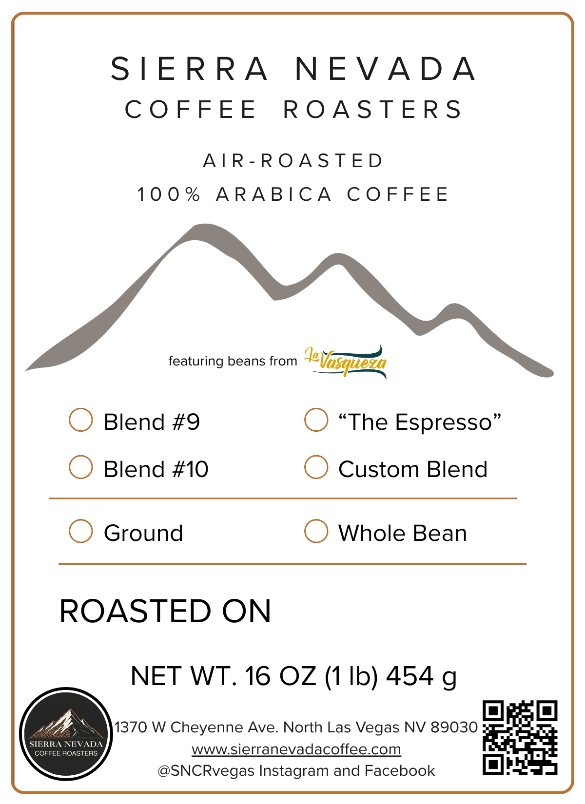 #10 Blend Coffee (1LB)